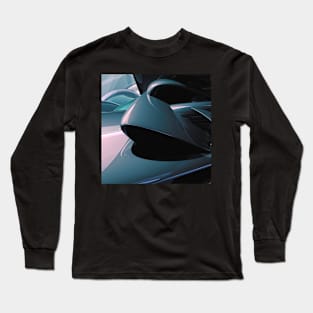 Abstract Curves Long Sleeve T-Shirt